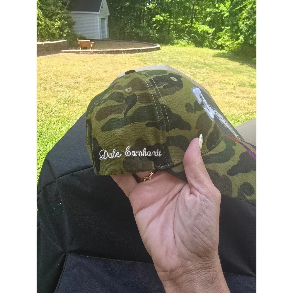 Dale Earnhardt #3 NASCAR Racing Hat Camo Adjustable Cap Signature‎ Series Mens